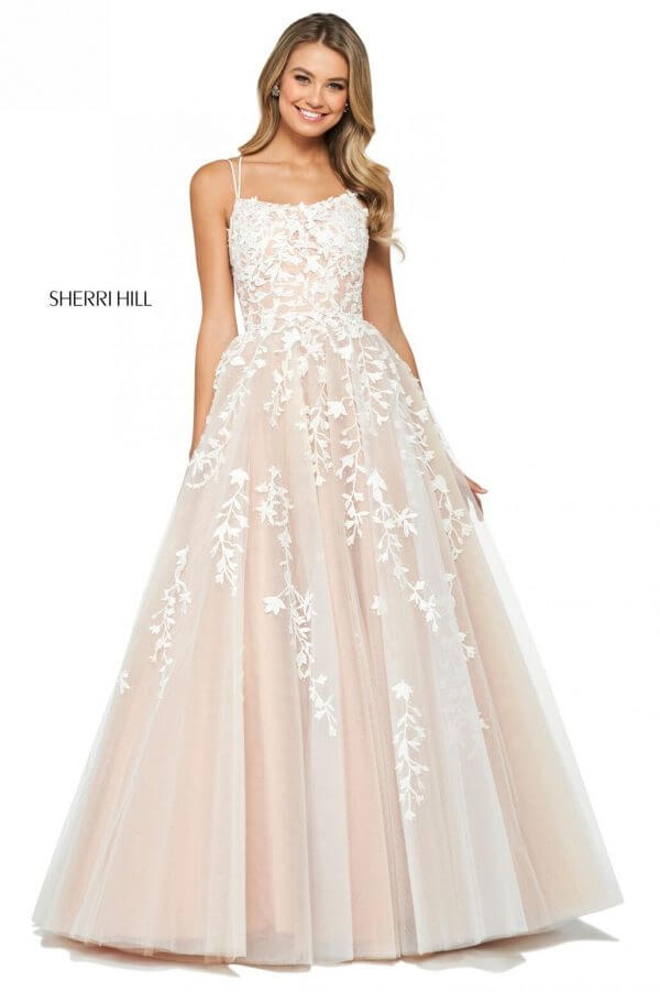 sherri hill 53116 navy