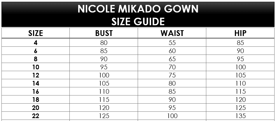 NICOLE MIKADO GOWN - Gossip Gowns