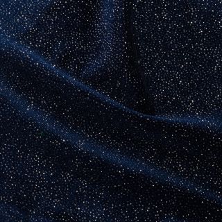 Navy Sparkle Velvet