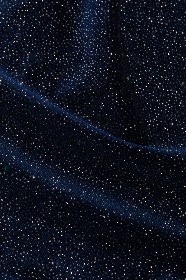 Navy Sparkle Velvet