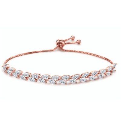 Rose Gold Crystal Bracelet