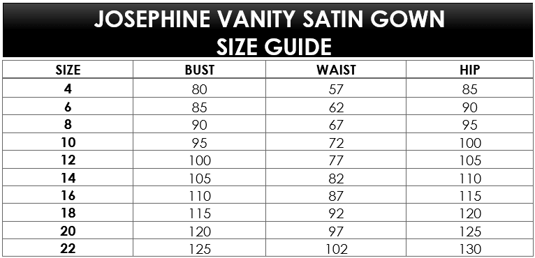 Josephine Vanity Satin Gossip Gowns