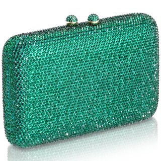 Emerald Rhinestone Clutch