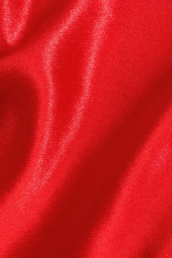 Red Satin Back Crepe