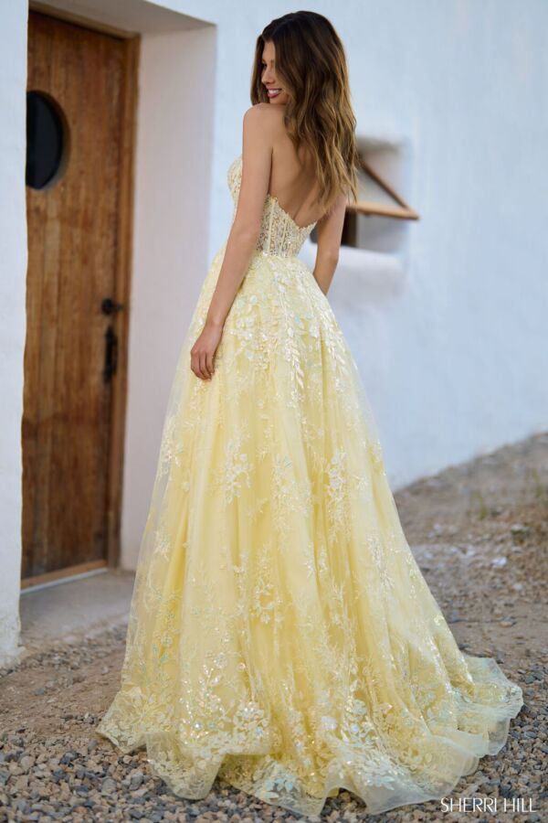 Sherri Hill 56577 Yellow