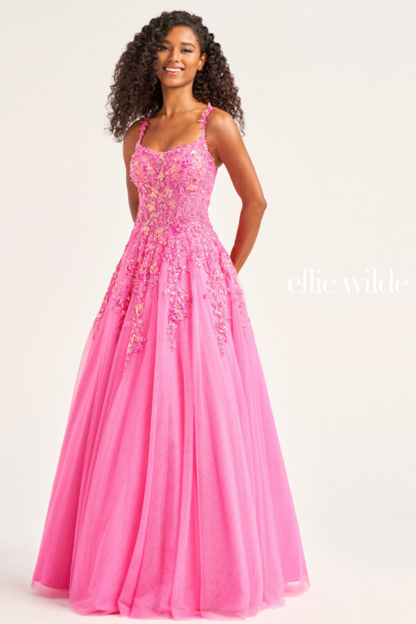 Elizabeth Gown Hot Pink