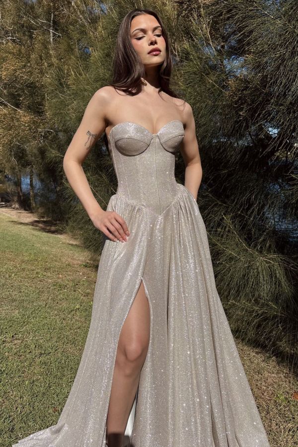 Sabrina Champagne Glitter