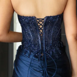 Athena Gown Navy 2