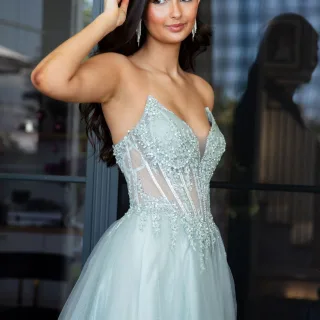 Demi Gown Sage3