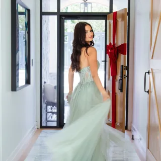 Demi Gown Sage8