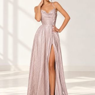 Naomi Musk Glitter Gown