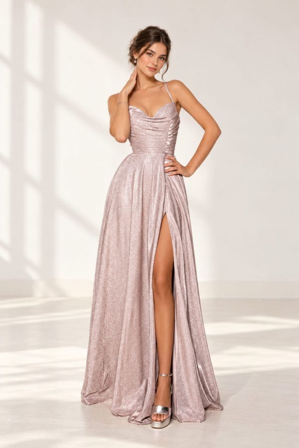 Naomi Musk Glitter Gown