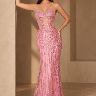 Rose Pink Coco Gown Portrait