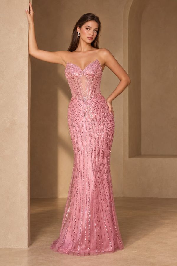 Rose Pink Coco Gown Portrait