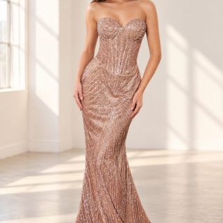 Sienna Gown Mocha Gold