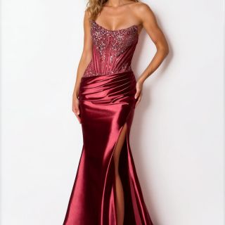 Tanika Burgundy Front