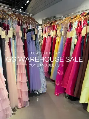TODAY IS THE DAY! GG WAREHOUSE SALE 🤩 Formal dresses starting from $25!  We're clearing out HUNDREDS of gowns, including ex-floor stock, discontinued styles, last pieces and even brand-new dresses! 📍 Gossip Gowns, Norman Park ⏰ 10am – 7pm DAILY 👗Sizes 00–24 🛍️ NO APPOINTMENT NEEDED! #formal #formaldress #prom #brisbane #sale