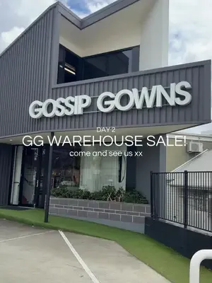 DAY 2! ✨ GG WAREHOUSE SALE! We had a MASSIVE DAY yesterday, selling HUNDREDS of formal dresses! We absolutely LOVED seeing so many of you come through our doors and find your dream dresses at such amazing prices! We still have hundreds of beautiful gowns available, with prices starting from just $25! So if you haven’t visited yet, we’d love to see you! We’re back today from 10am–7pm at Gossip Gowns, Norman Park! NO APPOINTMENT NEEDED! See you soon! 🤍 #formal #formaldress #prom #sale